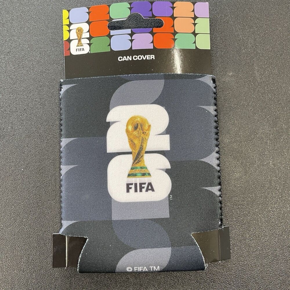 FIFA 2026 World Cup Drink Jacket Can Cooler Koozie - CAN MEX USA